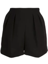 THEORY LOOSE SHORTS WITH FRONT PLEATS