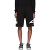 GIVENCHY GIVENCHY BLACK GLOW-IN-THE-DARK SHORTS