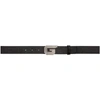 GIVENCHY GIVENCHY BLACK G WHISTLE BUCKLE BELT