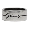 GIVENCHY Silver Signature Logo Ring