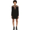 GIVENCHY GIVENCHY BLACK LACE-TRIMMED DRESS