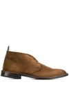GREEN GEORGE GREEN GEORGE LACE-UP DESERT BOOTS - BROWN
