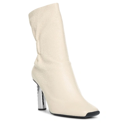Proenza Schouler Ruched Nappa High Boots In White