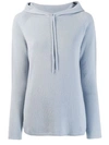 MAX MARA 'S MAX MARA MERIS CASHMERE HOODIE - BLUE