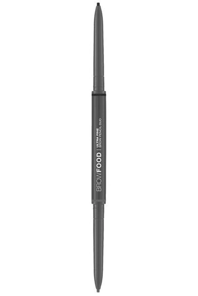 Lashfood Browfood Ultra Fine Brow Pencil Duo Charcoal