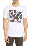 TED BAKER TRIM FIT FLORAL GRAPHIC T-SHIRT,MMB-PORTION-TH9M