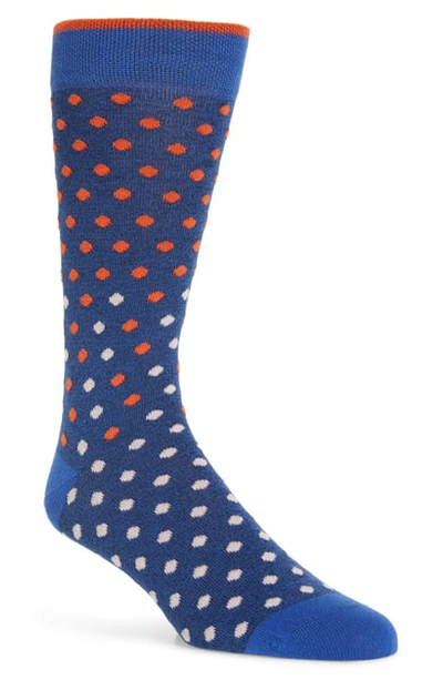 Ted Baker Gilia Dot Socks In Blue