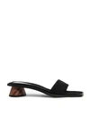 BY FAR BY FAR SONIA SANDAL IN BLACK.,YBFA-WZ7