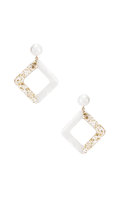 Amber Sceats Jetta Earrings In White