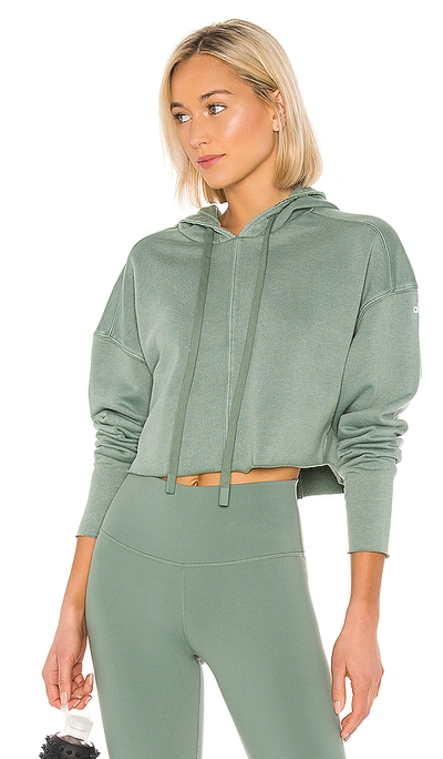 ALO YOGA Washed Edge Hoodie ALOR-WK10