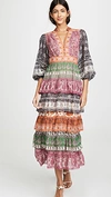 ZIMMERMANN Amari Tiered Midi Dress