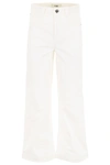 FENDI FENDI CROPPED FLARED JEANS