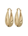 ARGENTO VIVO Thick Hoop Earrings,060036554373