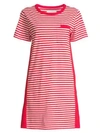 CURRENT ELLIOTT The Beatnik Striped T-Shirt Dress