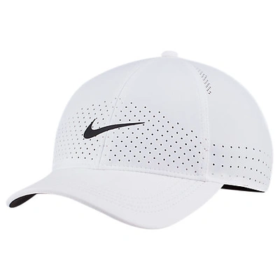 Nike Aerobill Legacy91 Snapback Hat In White 100% Polyester