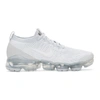 Nike Blue Air Vapormax Flyknit 3 Sneakers In White