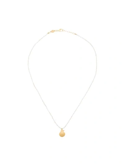 Anni Lu Clam Shell And Pearl Necklace - 白色 In White