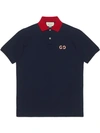 GUCCI POLO WITH GG EMBROIDERY