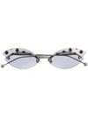 Fendi Eyewear Cat Eye Frame Sunglasses - Grey In Gray