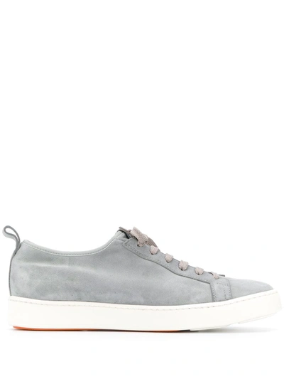 Santoni Low Top Sneakers In Grey