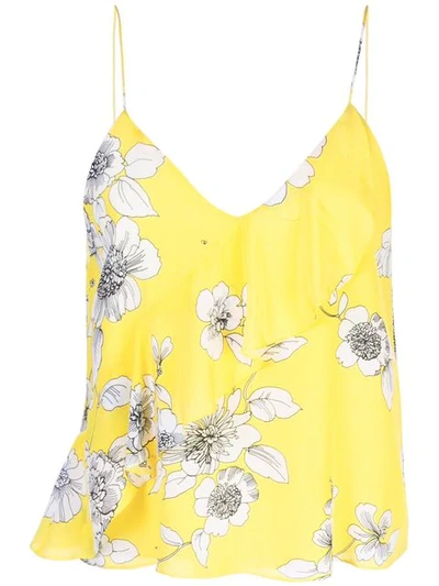 Alice And Olivia Lavonia Camisole Top In Yellow