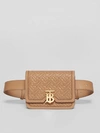 BURBERRY BELTED QUILTED MONOGRAM LAMBSK