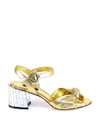 DOLCE & GABBANA MORDORE LEATHER SANDALS,10928457