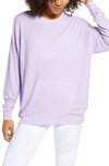 Alo Yoga Soho Pullover In Ultraviolet Heather