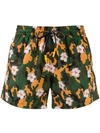 ENTRE AMIS ENTRE AMIS CAMOUFLAGE SWIMMING TRUNKS - 绿色