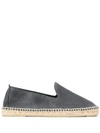 Manebi Classic Espadrilles In Grey