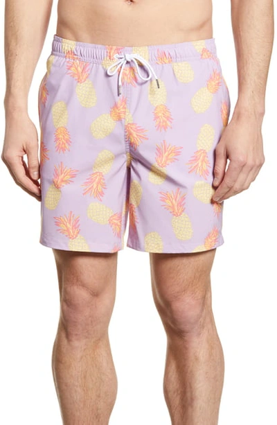 Bonobos E-waist 7-inch Swim Trunks In Pineapple