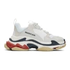 Balenciaga Triple S Sneakers In White