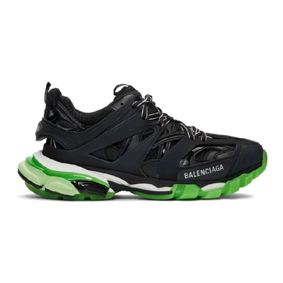 Balenciaga M Track Glow-in-the-dark Sneakers - 黑色 In Black