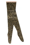 GUCCI FLORAL METALLIC TIGHTS,5620793GC84