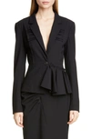 JASON WU COLLECTION STRETCH WOOL SUITING JACKET,P1909002A