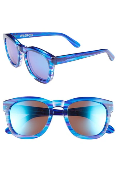 Wildfox Classic Fox - Deluxe 59mm Sunglasses - Blue Tiger