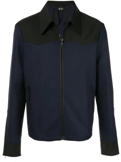 N°21 Relaxed Shirt Jacket In Black