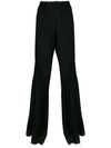ANN DEMEULEMEESTER GATHERED DETAIL TROUSERS