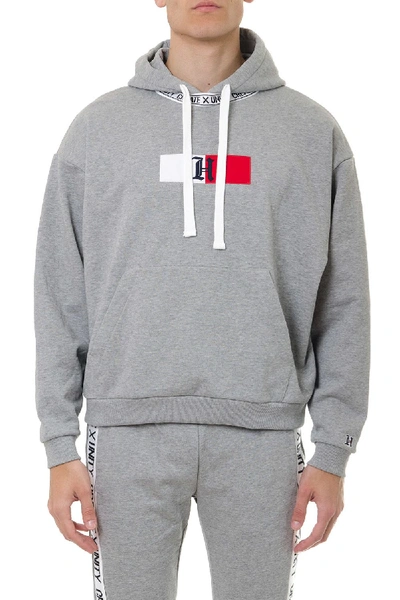 Tommy Hilfiger Grey Cotton Hoodie Lewis Hamilton Sweatshirt | ModeSens