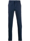 Dondup Slim-fit Chinos In Blue