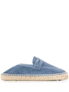 MANEBI MANEBI MOCCASIN-STYLE ESPADRILLES - 蓝色