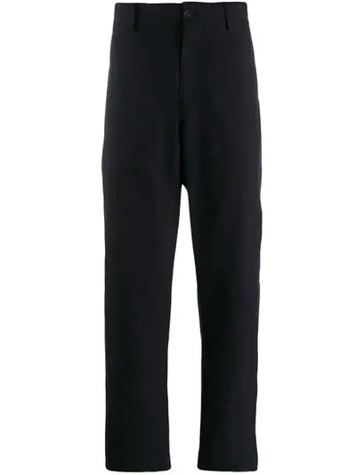 Damir Doma Straight Leg Trousers In Blue
