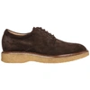 TOD'S MEN'S CLASSIC SUEDE LACE UP LACED FORMAL SHOES,XXM16B00C20RE0S800 39.5