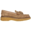 TOD'S WOMEN'S SUEDE LOAFERS MOCCASINS,XXW30B0AK70RE0S812 40