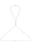 ELIOU GOLD-FILLED PEARL BODY CHAIN