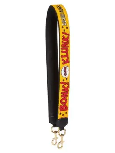 Marc Jacobs The Chenille Comic Strap In Multi