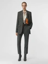BURBERRY Wool Cashmere Tweed Tailored Jacket