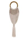 Cult Gaia Angelou Tassel Bag In Champagne