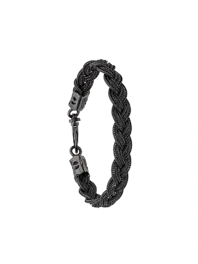 Emanuele Bicocchi Rope Chain Bracelet - 黑色 In Black