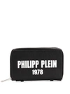 PHILIPP PLEIN PHILIPP PLEIN CONTINENTAL WALLET - 黑色
